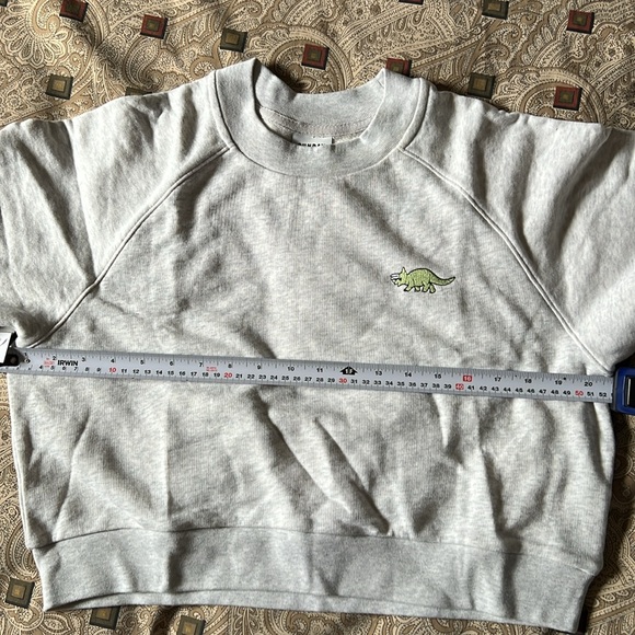 Aritzia Sunday Best Elle Dinosaur Cropped Crewneck Sweatshirt - Picture 7 of 7